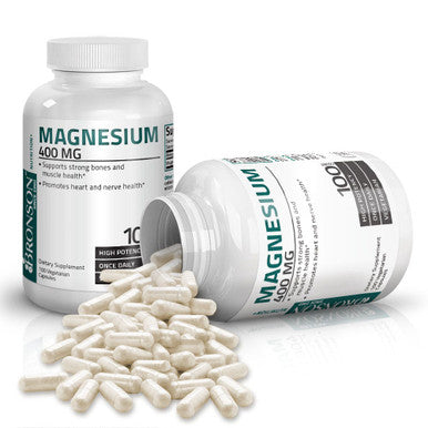Bronson Magnesium Oxide High Potency - 400 MG 100 Count
