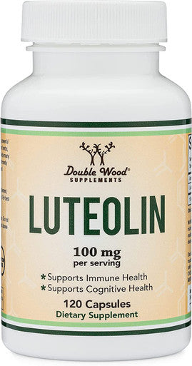 Double Wood Supplements Luteolin Supplement 100mg Servings 120 Capsules