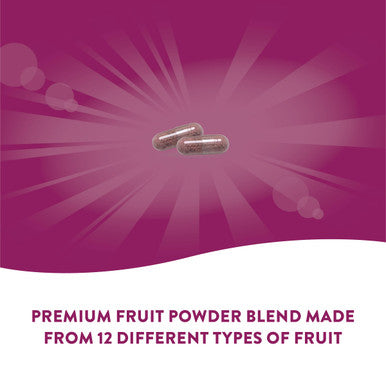 Nature'S Way Orchard Fruits Powder Blend, 12 Fruit Blend, 900Mg Per Serving, 60 Capsules