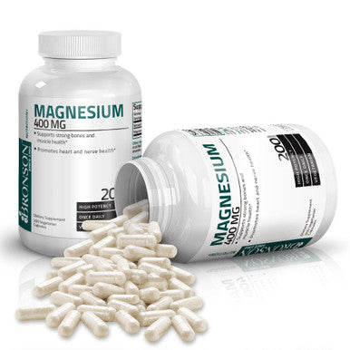 Bronson Magnesium Oxide High Potency - 400 MG 200 Count
