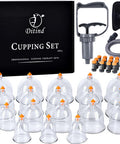 Ditind Cupping Therapy Set, 18 Pcs Cupping Set, Professional Cupping Kit For Massage Therapy, Portable Cupping With Case, Pump Suction Cups For Cellulite Muscle Pain Relief Physical Therapy.