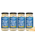 Sonoma Gourmet Creamy Alfredo Pasta Sauce, Made with Real Cream & Aged Parmesan, No Sugar Added, No Seed Oils, Egg Free, 15.5 oz Jars (Pack of 6)