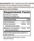 Nature'S Way Calcium & Magnesium Mineral Complex, 750 Mg Per Serving, 250 Capsules
