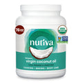 Nutiva Organic, Cold-Pressed, Unrefined, Virgin Coconut Oil from Fresh, non-GMO, Sustainably Farmed Coconuts, 15-ounce