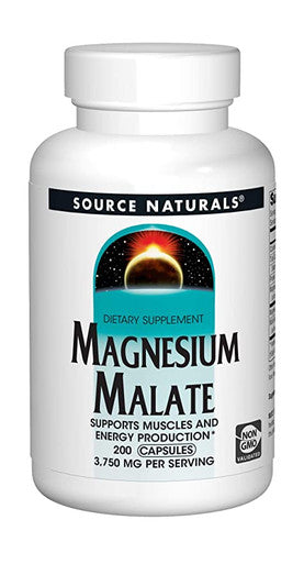 Source Naturals Magnesium Malate 625mg, 200 Capsules