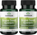 Swanson Grape Seed Extract (Standardized) 200 Milligrams 60 Capsules (2 Pack)