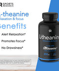 Suntheanine LTheanine 200mg DoubleStrength in ColdPressed Organic Coconut Oil NonGMO Gluten 60 Liquid Softgels