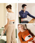 Skg Lower Back Massager Gifts For Men Women For Pain Relief, Adjustable Cordless Heating Pad Infrared Vibrating Back Massager Waist Lumbar Belt W9 Pro