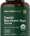Carlyle Chlorella Blue Green Algae 250mg | 200 Tablets | Vegetarian Non-GMO Gluten Supplement | Tahoe Nutritionals