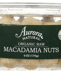 AURORA PRODUCTS Organic Raw Macadamia Nuts, 6 OZ