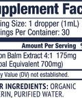 Vimergy Lemon Balm 4:1 (30 ml)