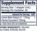 Vimergy Lemon Balm 4:1 (30 ml)