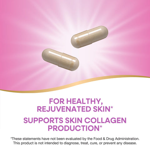 Nature'S Way Hydraplenish Unique Biocell Collagen With Hyaluronic Acid Msm Supports Healthy Hair Skin And Nails 60 Collagen Supplements Capsules (Packaging May Vary)