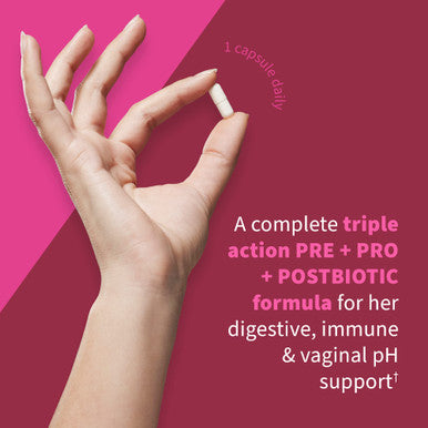 Garden of Life Dr Formulated Once Daily 3-In-1 Complete Prebiotics Postbiotics & Probiotics For Women Pre + Pro + Postbiotic Supplement For Women S Digestive Immune & Vaginal Health 30 Day Supply
