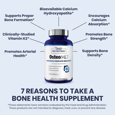 1MD Nutrition OsteoMD BiomeMD for Women Bundle Comprehensive Bone Support Urinary Health