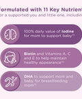 Centrum Postnatal Multivitamin Gummies With Biotin And Dha Mixed Berry And Lemon Flavors - 60 Count 30 Day Supply