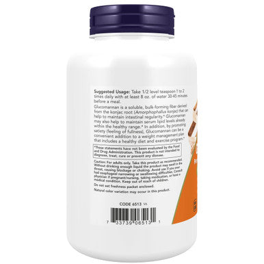 Now Foods Glucomannan 100 Percent Pure Powder - 226 g