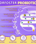 Drfoster Probiotics For Women & Men Digestive Health'120 Billion Cfus Prebiotics