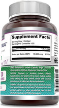 Amazing Nutrition Formulas Biotin with Extra Virgin Organic Coconut Oil Supplement | 10000 Mcg | 120 Softgels | Non-GMO | Gluten- | Made in USA