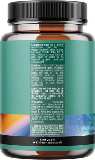 Enhance Brain Memory, Boost Focus, Improve Clarity Mind Booster Supplement for Men and Women Contains Vitamins and Pure Herbal Ingredients a Natural Cognitive Brain Nutrition