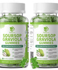 Lukaree (2 Pack) Soursop Graviola Gummies 60 Gummies 2 Pack