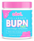 Obvi Multi Collagen Burn Fast Hydrolyzed Collagen Peptides Types I, II, III, V, X Keto and Gluten Free 30 Servings