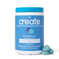 Create Creatine Monohydrate Gummies for Men & Women Boost Focus Strength and Endurance Anti-Melting Formula Vegan Gluten-Free Non-GMO 1.5g of Creatine per Gummy (Blue Raspberry 90 ct)