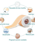 Medical Grade Silicone Scar Sheets, Silicone Scar Tape (1.6 X 60 ), Scar Removal Strips For Acne Scars C-Section & Keloid Surgery Scars Sheets Treatment Sheets - 6-8 Month Supply
