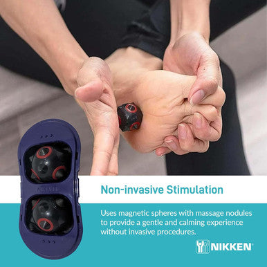 Nikken Magduo Massager 13201 Magnetic Deep Tissue Massage - Compact Portable Massager - Works Perfectly For Stress, Fatigue And Tight Muscles