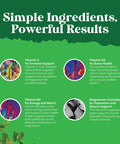 Natures Craft Sugar Magnesium Glycinate Chewable - Chewable Magnesium for Adults & Kids with Glycinate Taurate & Citrate Complex Plus Vitamins D3 B6 & C - Vegetarian Non-GMO & No Artificial Flavors (60 Day)