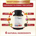 Berberine Supplement 4700mg 5 Months Supply High Potency with Ceylon Cinnamon Turmeric Supports Immune System Cardiovascular Gastrointestinal Function Berberine HCl Supplement Pills