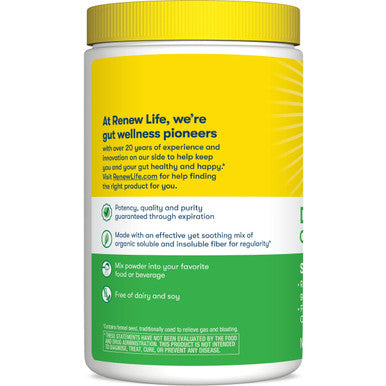 ReLife Adult Daily Digestive Organic Prebiotic Fiber Fiber Powder 8.5 oz. Package May Vary
