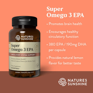Nature'S Sunshine Super Omega-3 EPA 180 Softgels