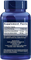 Life Extension Calcium Citrate with Vit D 200 vegcaps