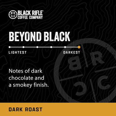 Black Rifle Coffee Company Beyond Black Dark Roast Ground Coffee 5 Lb Bag