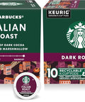 Starbucks K-Cup Coffee Pods, Dark Roast Hot or Iced Coffee, French Roast, 96 Keurig Pods
