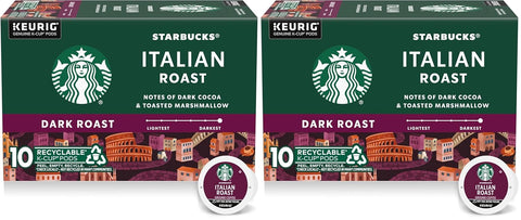 Starbucks K-Cup Coffee Pods, Dark Roast Hot or Iced Coffee, French Roast, 96 Keurig Pods