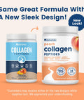 NativePath Collagen Peptides - Hydrolyzed Type 1 & 3 Collagen. Keto & Paleo Grass-Fed Protein Powder for Hair Skin Nails Bones Joints Digestion and More - No Gluten or Dairy (Peach 226g)