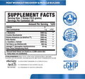 POWERBUILD ClinicallyDosed Post Workout Recovery Muscle Building Supplement Boost Muscle Growth Recovery Strength Creatine Glutamine 5 More Powerful Ingredients Mixed Berry Blast 13.76 Oz