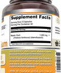 Amazing Nutrition Formulas Mastic Gum Supplement 1000 mg Per Serving 60 Capsules | Non-GMO | Gluten | Made in USA