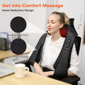 Shiatsu Neck Massager, Electric Neck And Back Massager With Heat, 3D Kneading Massage Pillow For Neck, Back, Shoulder, Muscle Pain Relief, Office & Home & Car Use, Fits For Parents