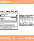 Optimum Nutrition Amino Energy Drink + Electrolytes For Hydration - Sugar Free Amino Acids Bcaa Keto Friendly Sparkling Drink - Peach Bellini Pack Of 12 (Packaging May Vary)