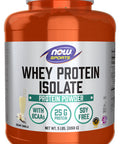 NOW Sports Nutrition Whey Protein Isolate 25 g With BCAAs Creamy Vanilla Powder 5-Pound
