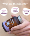 Zooki 3000iu Liposomal Vitamin D3 + K2 Capsules | 4X Higher Absorption | Ultimate Immunity Bones Muscles Support | Vegan | (30 Servings)