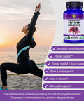The Food Movement Irish Sea Moss Organic Prebiotic Food Sea Minerals Supports Healthy Detox Thyroid Digestion and Immune Support 60 Vegan Capsules Suitable for Vegetarian and Vegan Diets