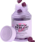 Lemme Debloat - Digestive & Gut Health Gummies With 2 Clinically Studied Probiotics & Prebiotic, 3 Billion Cfus - Vegan, Gluten Free, Non Gmo, Blackberry Flavor (60 Count)