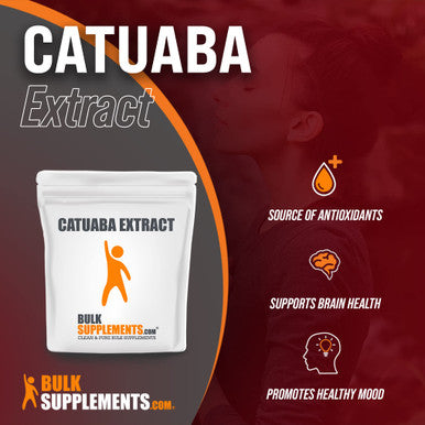 BulkSupplements Catuaba Extract Powder - Sourced from Catuaba Bark, for Energy Support - , No Added - 1000mg , 1000 Servings (1 Kilogram - 2.2 lbs)