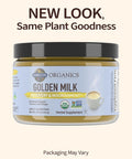 Garden of Life Organics Golden Milk Recovery & Nourishment Powder - 44Mg Turmeric Curcumin (95% Curcuminoids) Ashwagandha - Organic Non-Gmo Vegan & Gluten Free Herbal Supplements 30 Servings