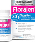 Florajen Digestion Probiotic - Advanced Gut Health Supplement For Constipation & Bloating Relief - 15 Billion Live Cultures - Multi-Strain Formula - Refrigerated For Potency & Freshness - 90 Capsules