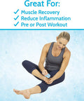 Arctic Flex Cold Massage Roller Ball (2 Pack) - Cryoball Massage Hand Ice Ball - Sore Muscle Cold Therapy - Deep Tissue Depuffer Pain Relief - Jaw Eye Ice Depuffing Tool For Migraine, Injury, Foot